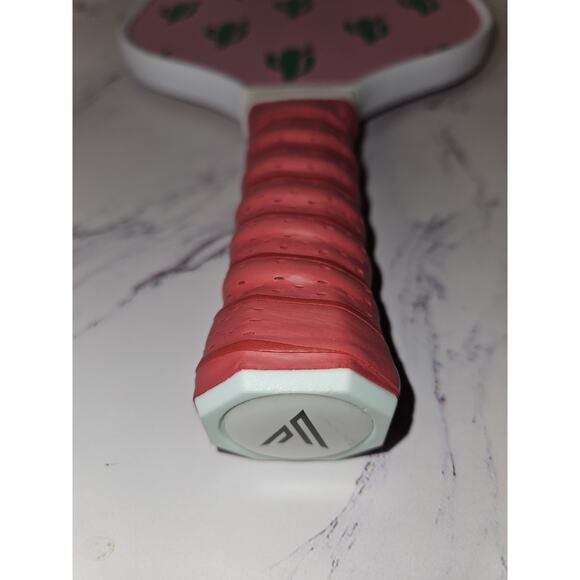 New! Carbon Fiber Pickleball Paddles, Cushion Comfort, Cover Cactus Design $85 - Picture 4 of 7